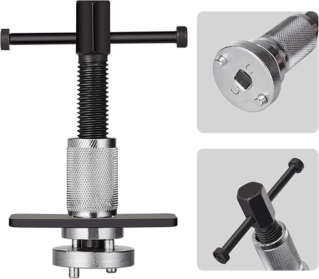 Universal Brake Caliper Piston Rewind Kit Wind Back Tool Set for replacement of brake pads, brake discs or brake shoes,3 Pieces Set