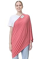 Vista 5 de NeoTech Care Bufanda de lactancia para bebés Tela suave (rosa)