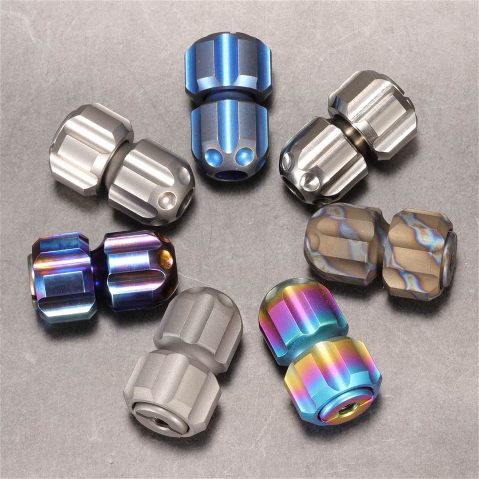に*ん様 チタン製　フィジェットトイ　EDC fidget toys 手触り最高 Amazon | チタン合金Fidget Toy パンクスタイル EDC フィ