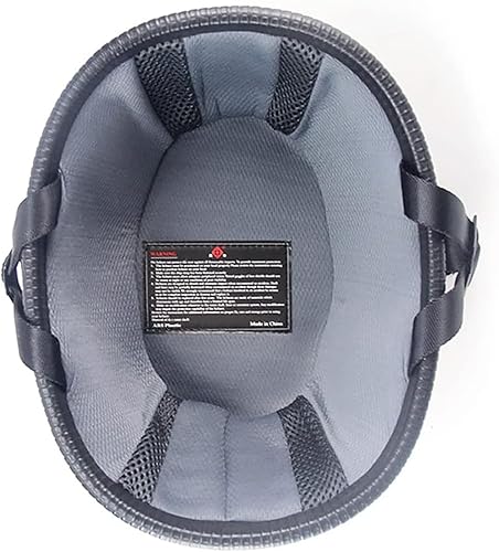 Miniatura 5 de Medio casco de motocicleta, cascos pequeños para motocicleta para adultos, negro mate, XL