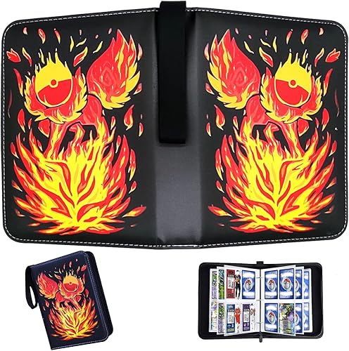 Carpeta de tarjetas comerciales fundas para carpetas de tarjetas comerciales MARVIA protectores de libros de álbumes 4 bolsillos 55 mangas para 440