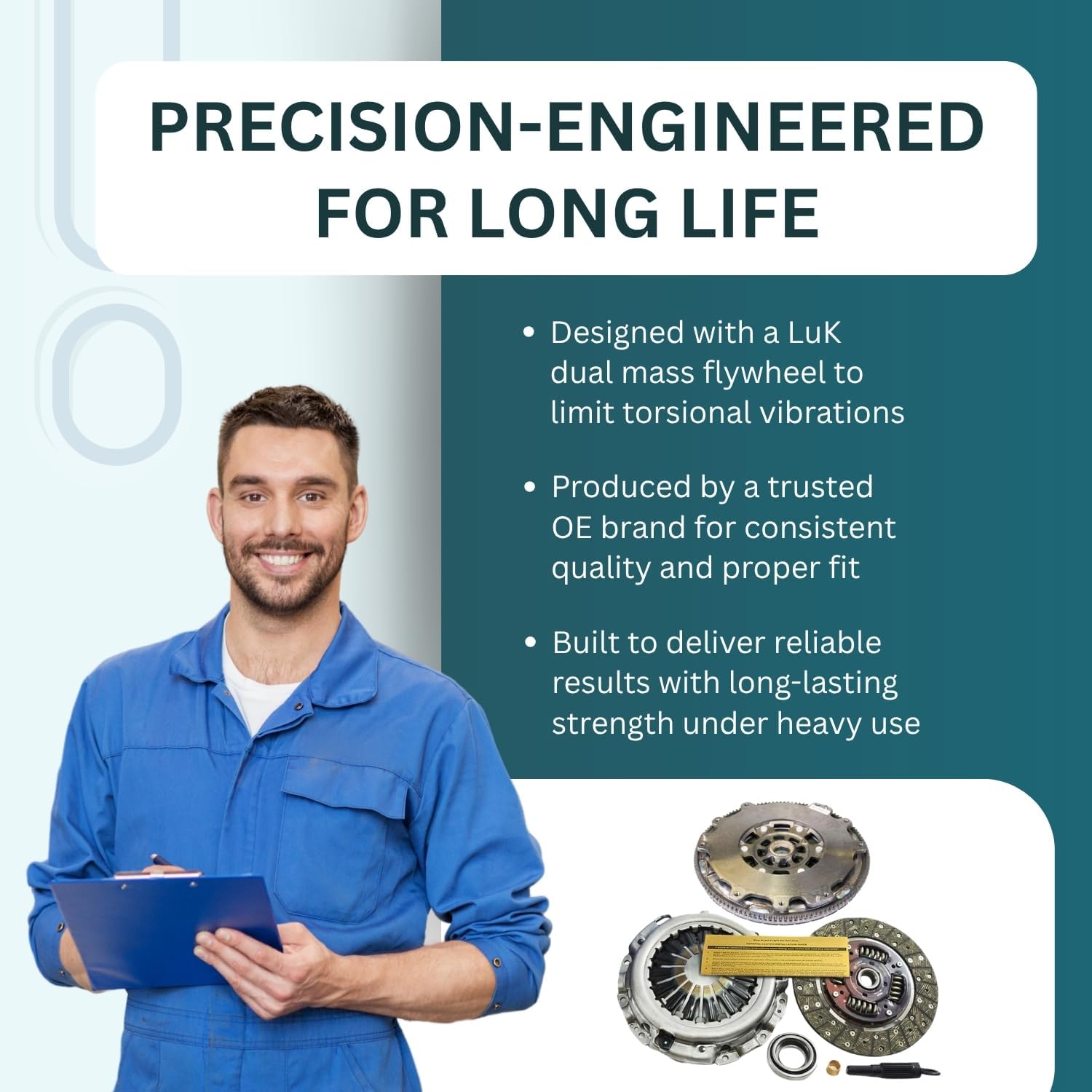 Exedy Clutch Pro-Kit NSK1000 with Luk DUAL Mass Flywheel for Nissan 350Z Infiniti G35 with 3.5L VQ35DE Engine - Performance Upgrade for Smoother Operation and Durability - 12 Month Brand Warranty