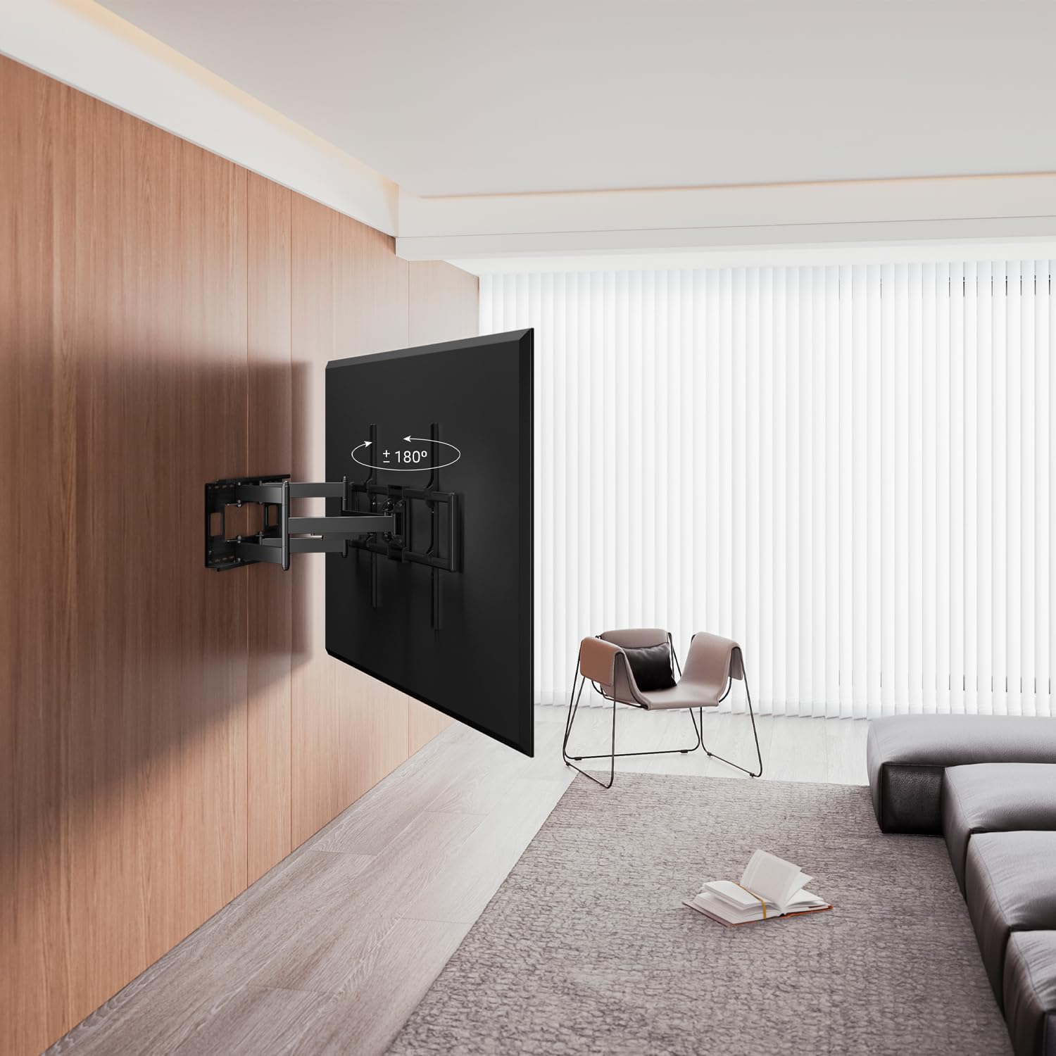 Aisens Supporto per monitor/TV fino a 120 kg di 60-120 nero