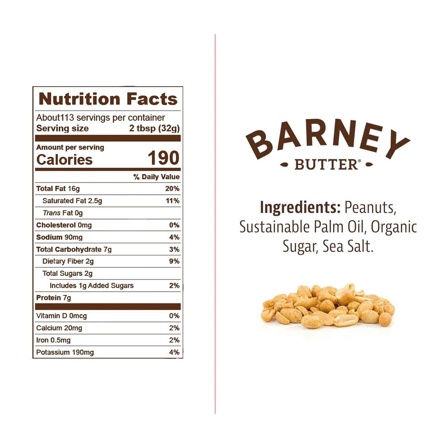 Barney Butter Peanut Butter, Smooth, 1 Gallon, Natural, No Stir, Non-GMO, Gluten Free, Keto, Vegan