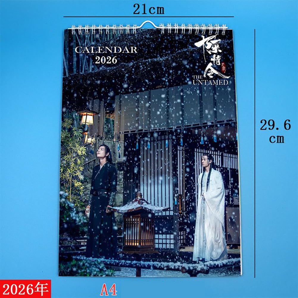 Amazon | 陳情令 壁掛けカレンダー 2026年 王一博 肖戦 スケジュール