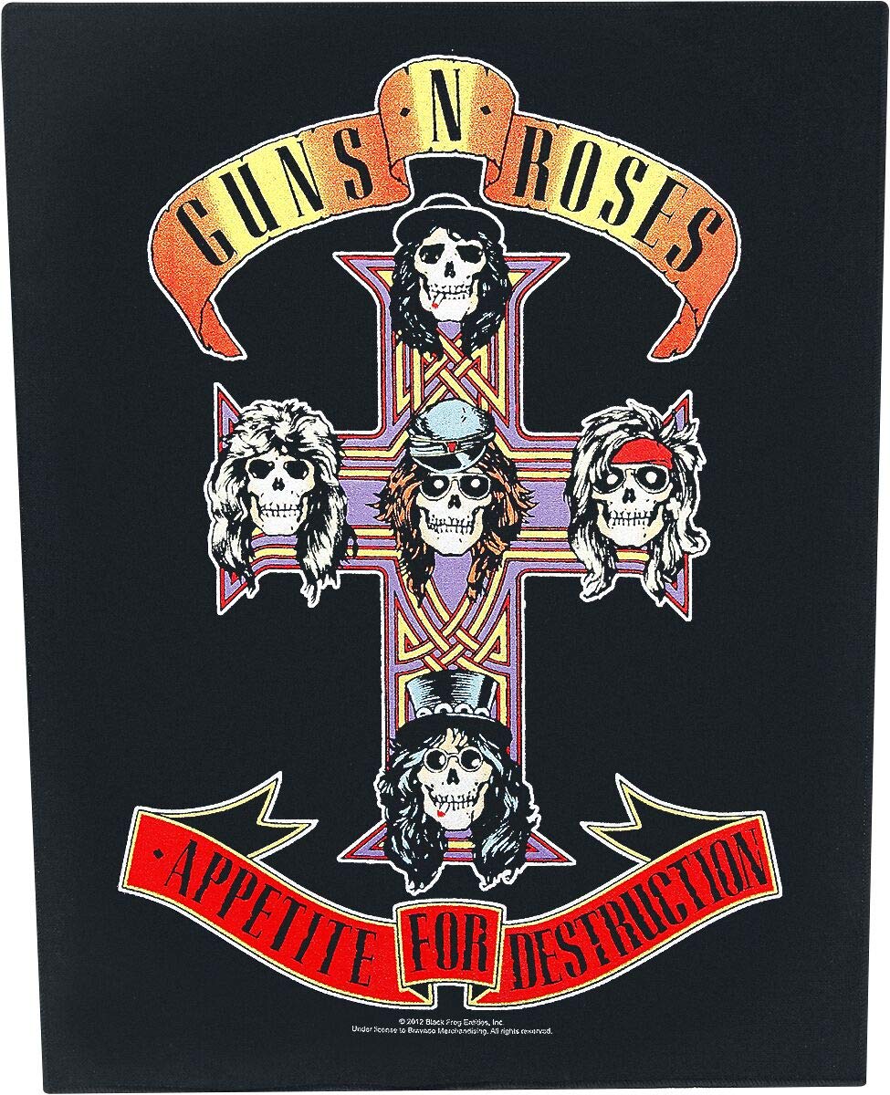 Guns N' Roses Appetite for Destruction Back Patch - Large