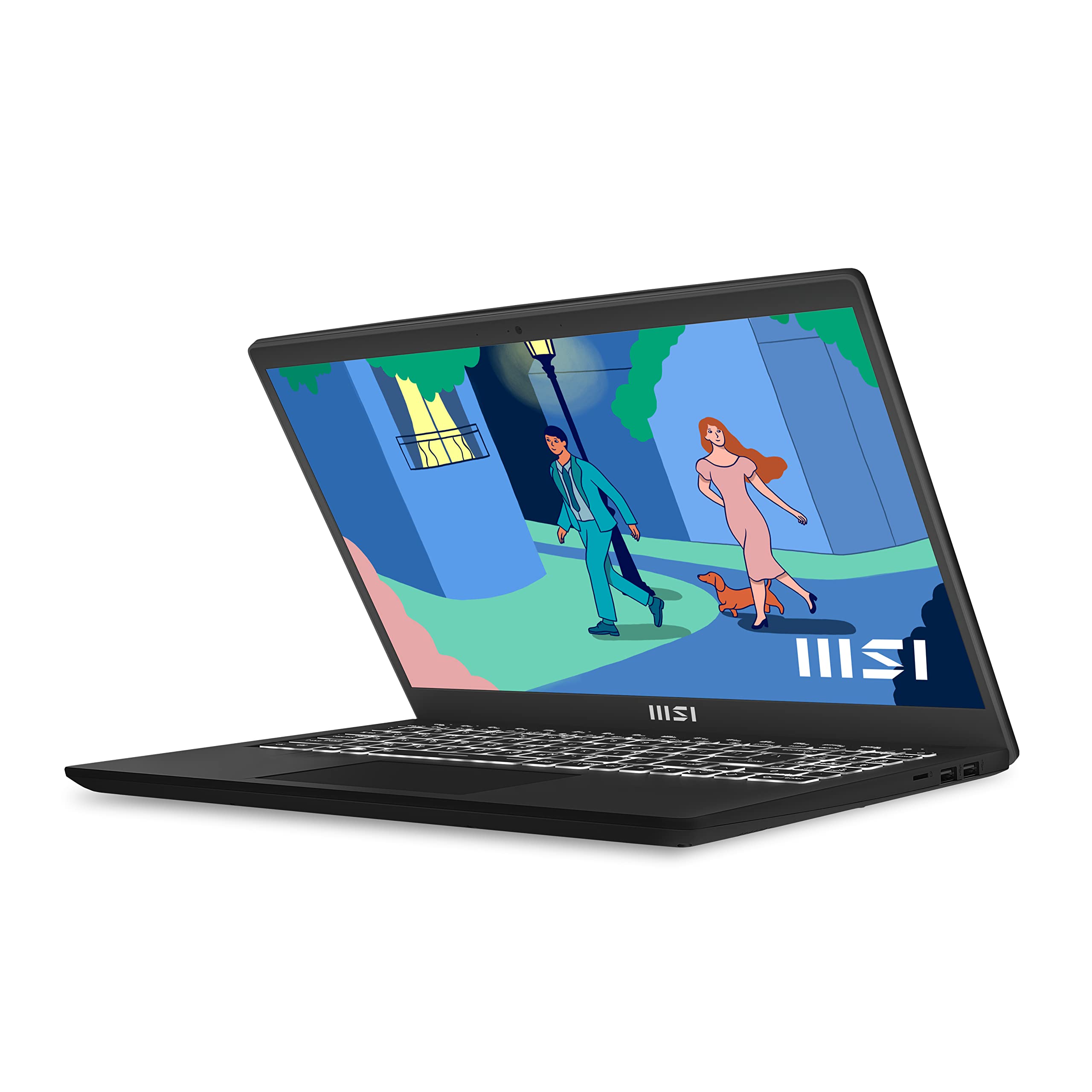 MSI Modern 14 C7M-423XES Ordenador Portátil 14" FHD, Ryzen 7 7730U, AMD Radeon Graphics, 16GB RAM, 1TB SSD, Sin Sistema operativo, Classic Black, Teclado QWERTY Español — view 72