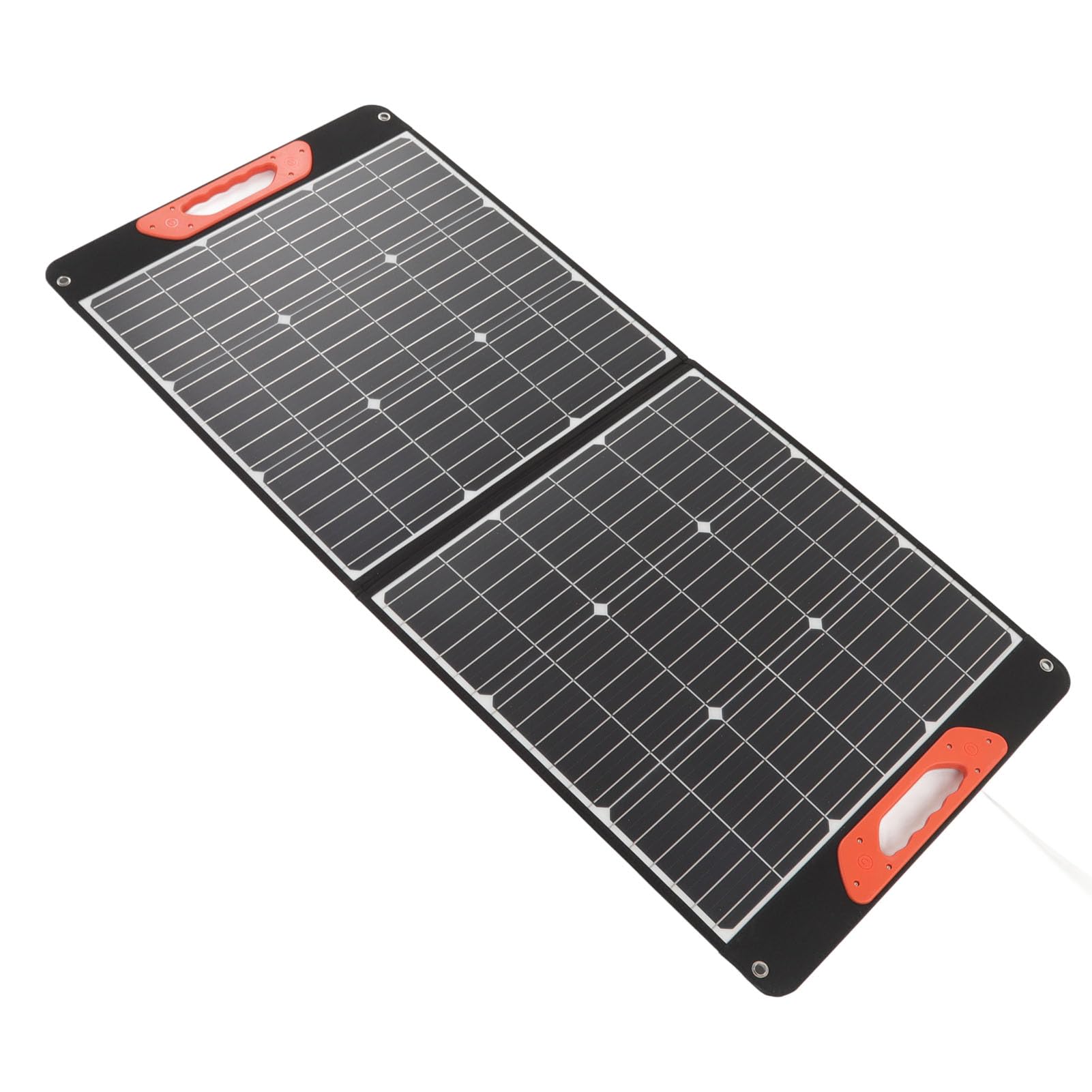 Składana ładowarka Słoneczna 100 W, Monokrystaliczna, Wodoodporna, do Użytku na Zewnątrz, na kempingu. Technologia Inteligentnego ładowania. Lekka i Przenośna