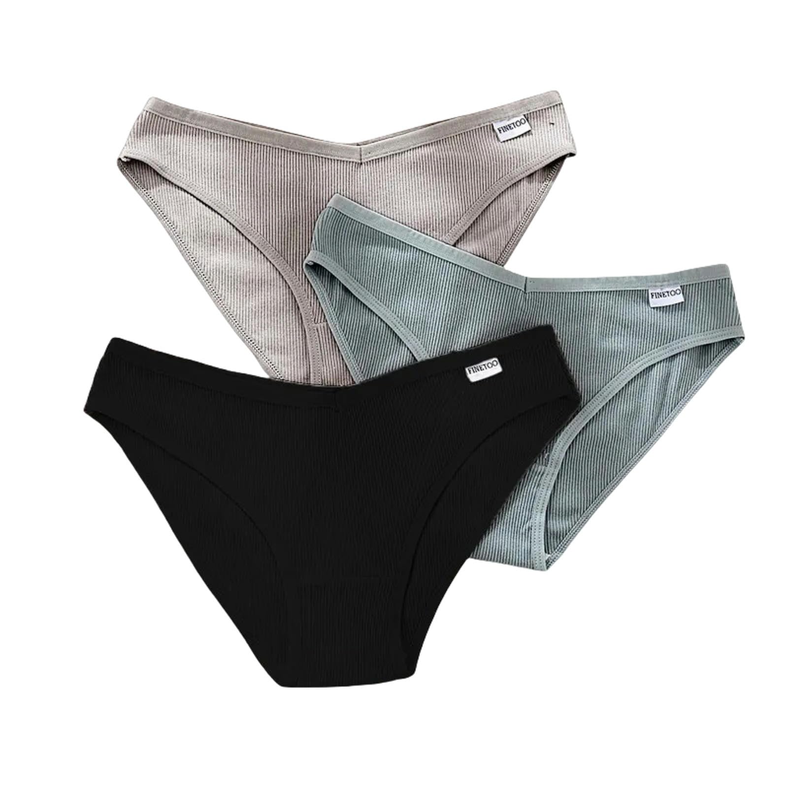 Mutande Donna Cotone Mutandine di Cotone Femminile V Vita Biancheria Intima Plus Size Briefs Ladies Bassa Riduzione delle Mutandine Comode Mutandine Lingerie-Set 19-l