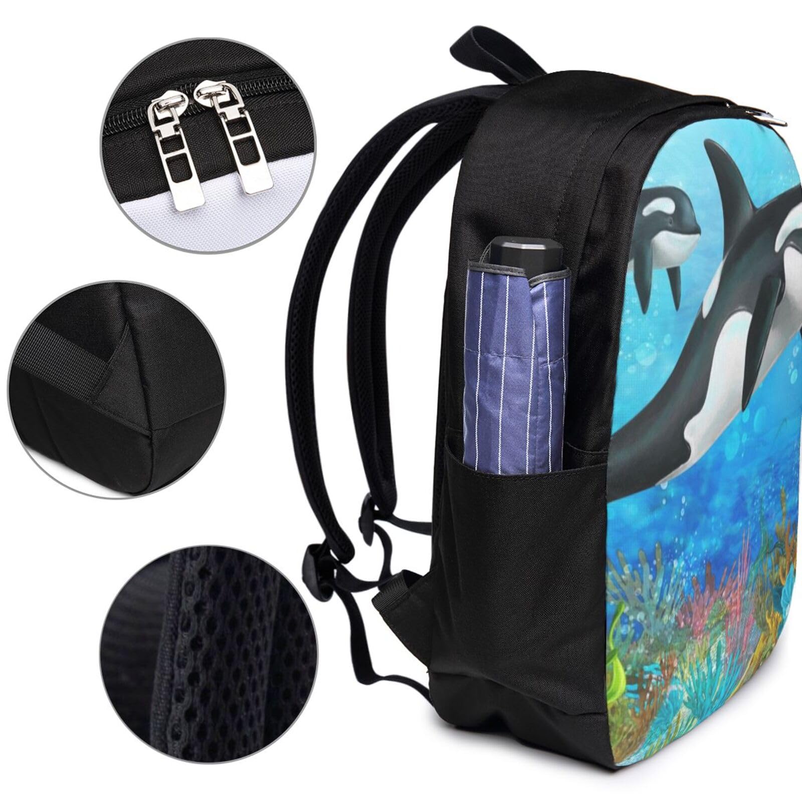 Sunrise Over Hanauma Bay Oahu Hawaii - Zaino per laptop con porta USB da 17