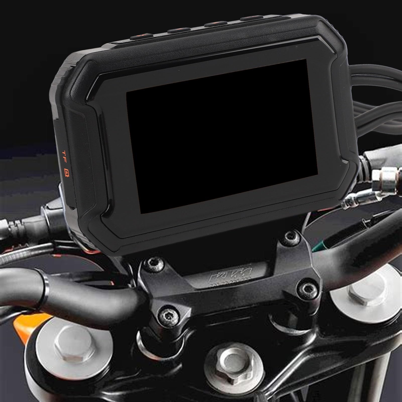 Kamera na deskę rozdzielczą motocykla 1080P WiFi 150 szerokokątny przód tył podwójne nagrywanie noktowizor rejestrator jazdy dla skuterów śnieżnych ATV UTV profesjonalny GPS