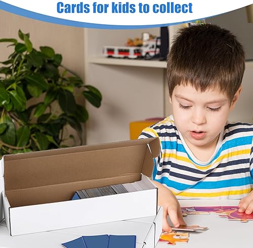 Miniatura 7 de Yexiya Caja de almacenamiento de tarjetas de 3 piezas 800 soportes de tarjetas para tarjetas comerciales caja de coleccionista de tarjetas