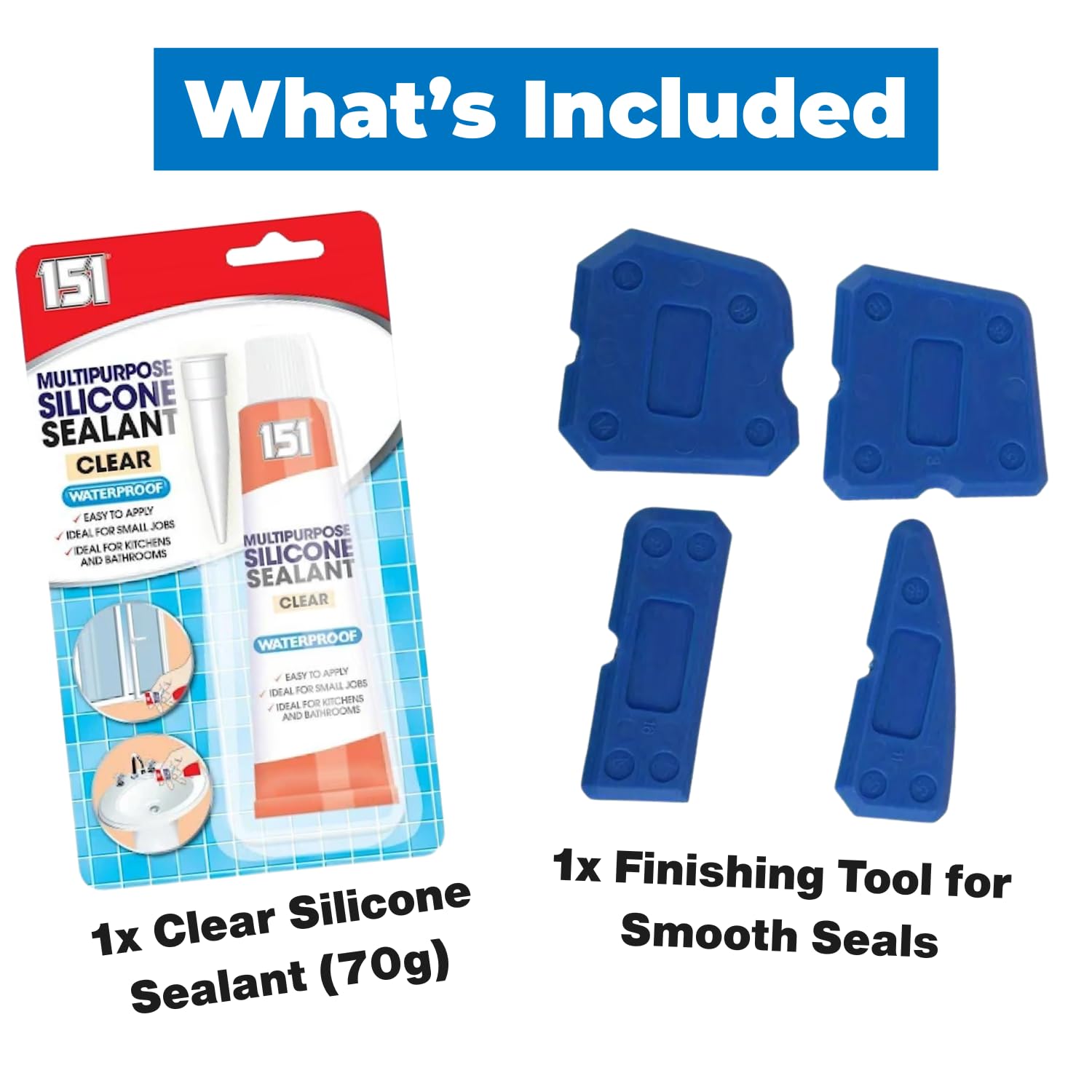 Silicone Sealant Clear Clear Tube 70g, 70 grams - Image 4