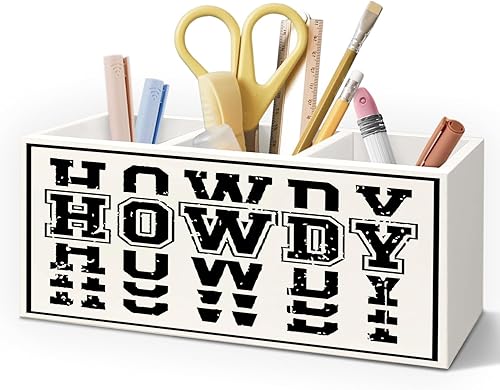 Miniatura 10 de Soporte para bolígrafo occidental para escritorio de oficina en casa, decoración azteca, retro, bohemio, azteca occidental, para brochas de