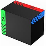 papababe 3-in-1 Plyometric Box Multi-use Jumping Exercise Equipment Trainer with Anti Slip Surface and High Density Foam for Workout Training