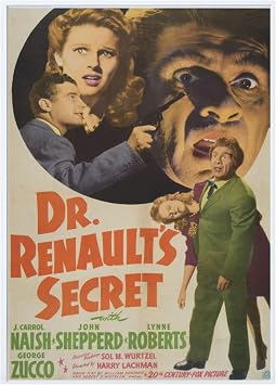 LIVESTOCK Classic Print Gallery Dr. Renaults Secret, Vintage Movie Poster Wall Art, Iconic Retro Cinema Nostalgia Home Decor Restored from Original Artwork in the USA, White frame, 9x12