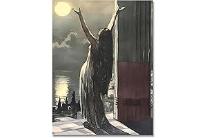 uoyien Witchy Gothic Wall Art Dark Academia Occult Witchy Wall Decor Posters