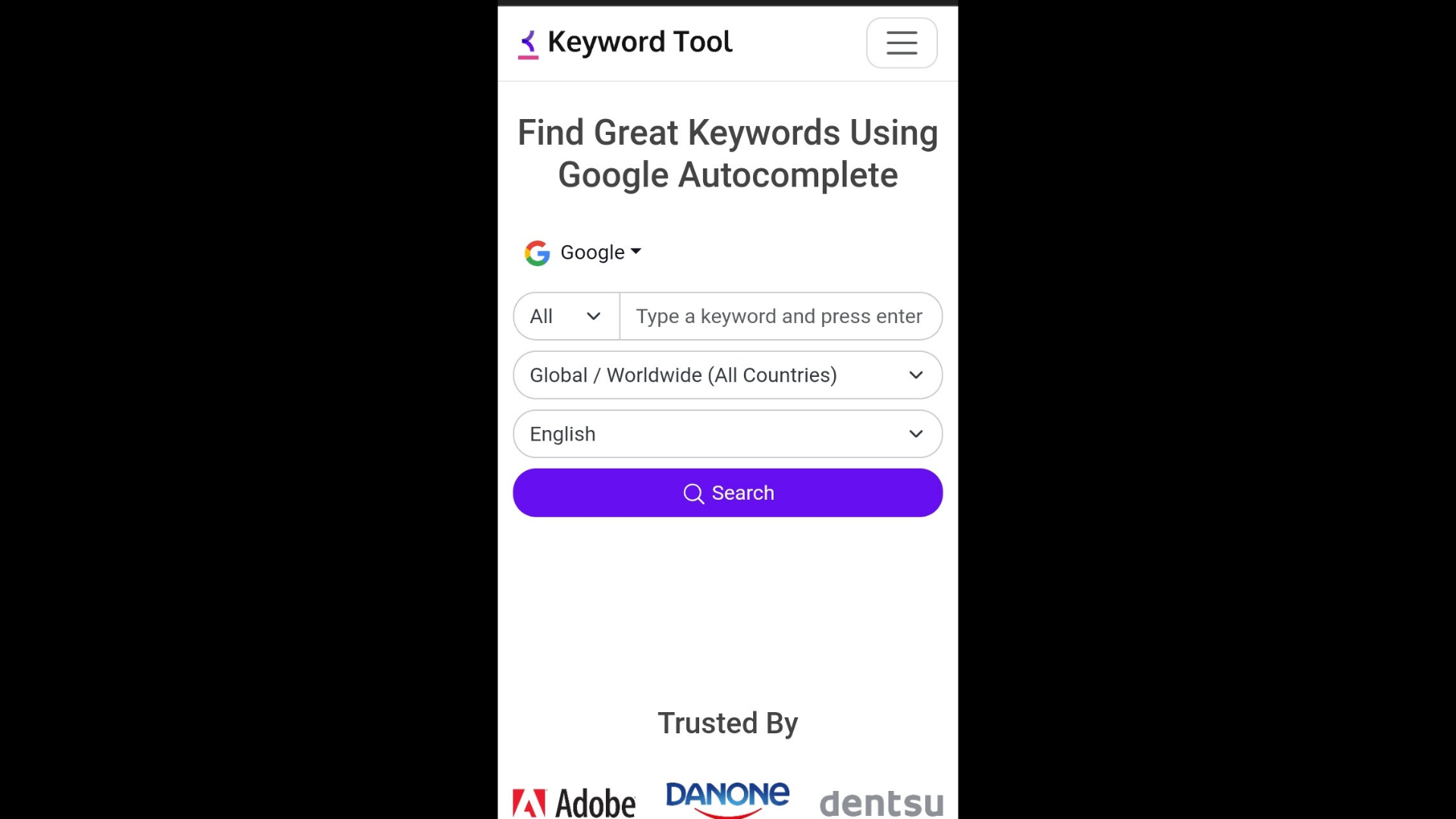 Free Keyword Research Tool