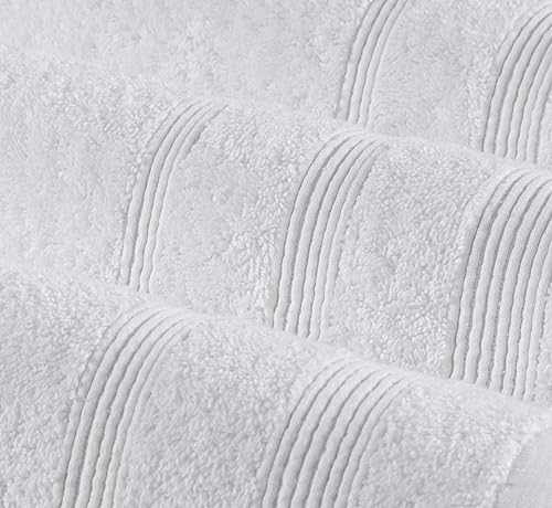 Miniatura 3 de KOKCHA Juego de toallas de lujo de 6 piezas, 100% algodón turco, calidad de 21.16 ozm, dos toallas de baño, dos toallas de mano, dos toallas de