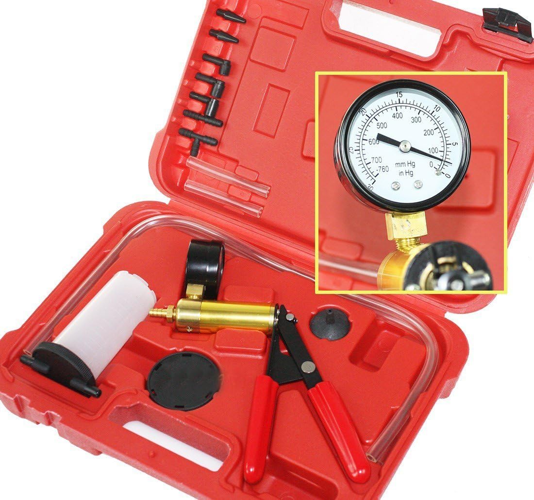 2 In 1 Brake Bleeder & Vacuum Pump Test Tuner Tool Kit Ropes