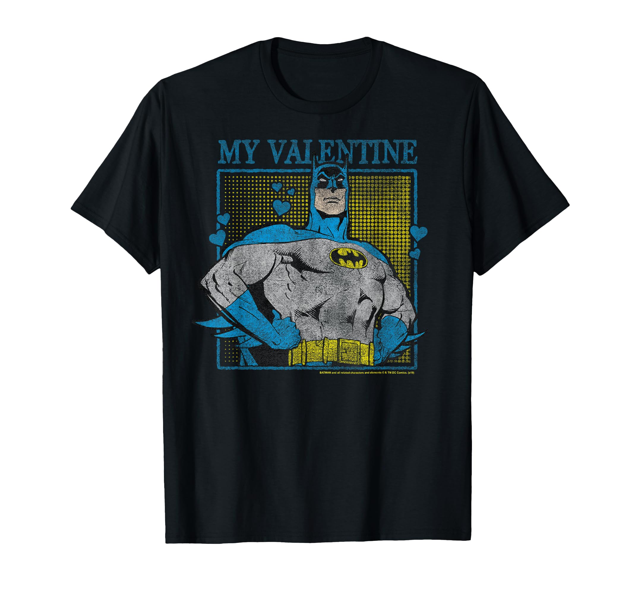 Batman My Valentine Comic Portrait T-Shirt