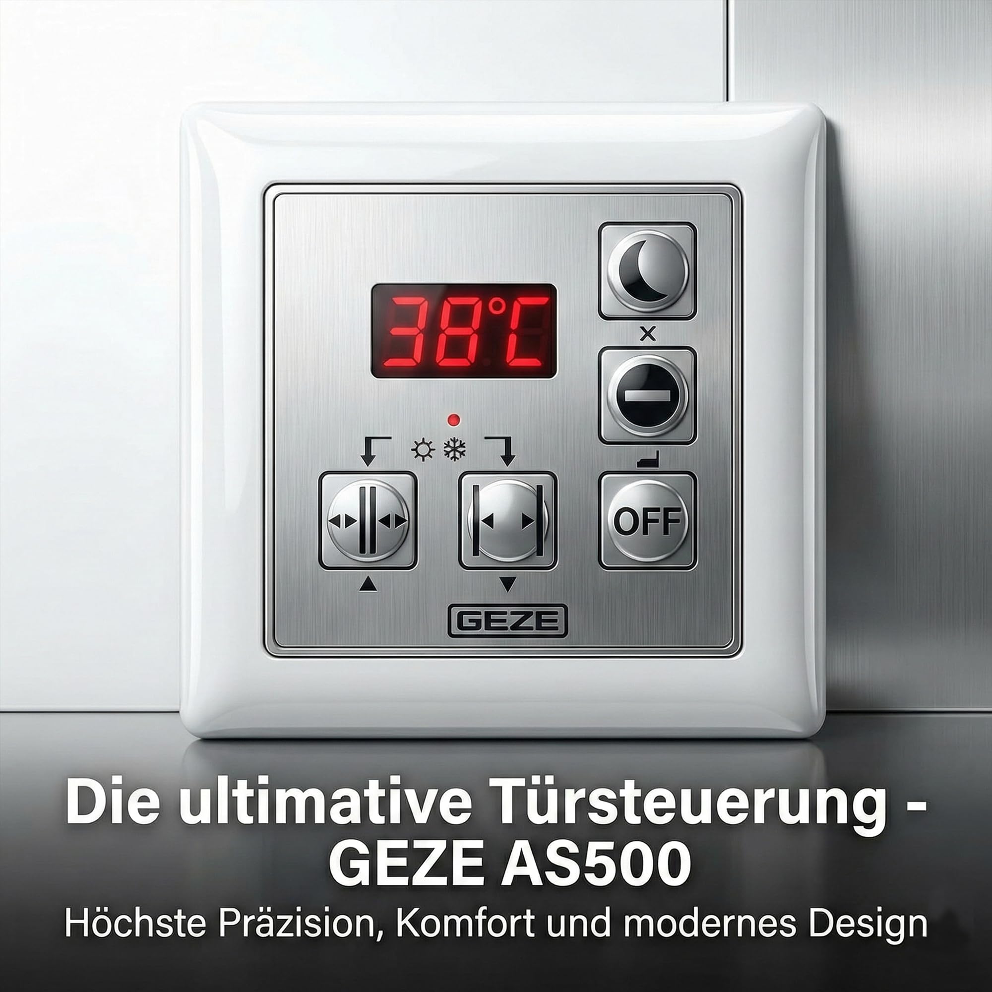 Geze Sistemi automatici - AS500, DPS CON OFF, UP, BIANCO ALPINS: controller, controller, controller, codice articolo 151524