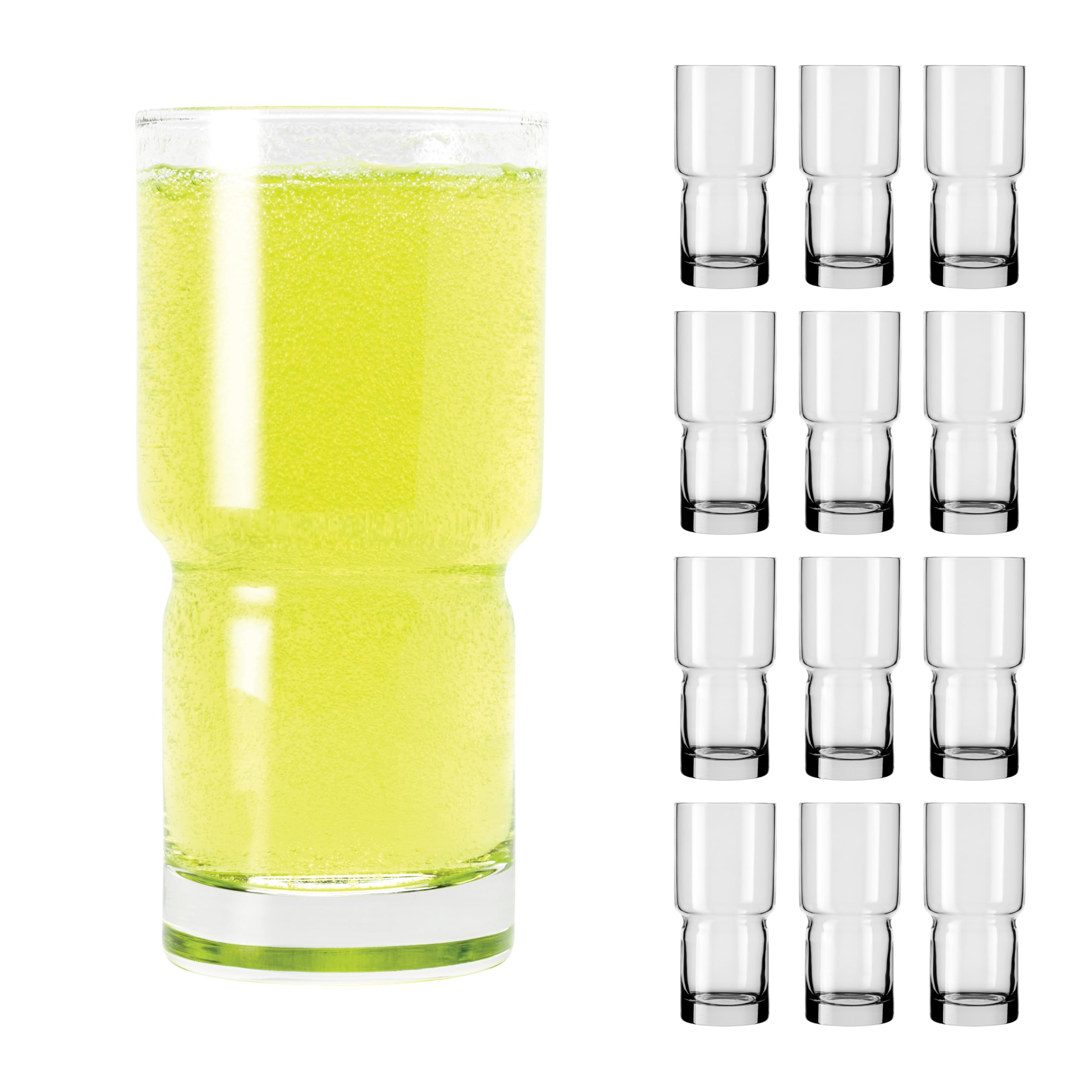 Verre à boire Newton Libbey en verre cristallin de 473 ml pour une table élégante