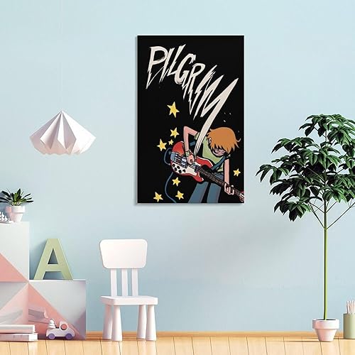 Miniatura 4 de Scott - Póster de película de Pilgrim Vs. The World, pinturas artísticas estéticas para pared, lienzo, decoración de pared, decoración del hogar,