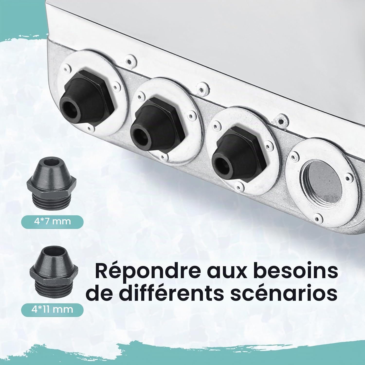 Ciment Machine a Crepir Pneumatique,8 Jet Pistolet Peinture à Mortier avec Couvercle, Sablon a Crepir,Pulvérisateur de Plâtre Trémie pour Murs Plafonds Peinture Outil DIY