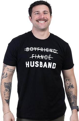 Miniatura 2 de Promoción de novio prometido marido Divertido novio broma nuevo marido boda humor matrimonio diciendo lindo amigo camiseta para hombre