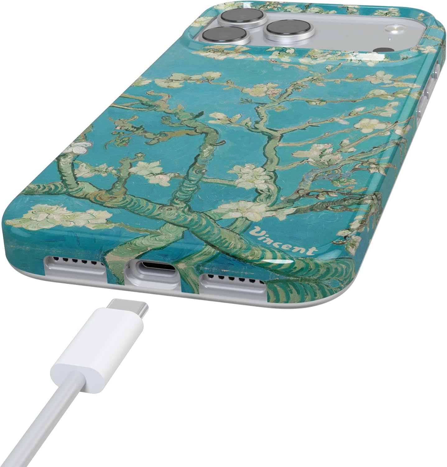 Casely iPhone 17 Pro Max Case | Van Gogh | Almond Blossom Floral | Compatible with MagSafe | Classic Ultra Thin Design