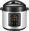 CUCHEN] 7-in-1 Multi Pressure Cooker 6 Quart | Rice Cooker | Steamer | Sauté Pan | Yogurt Maker | Slow Cooker | Warmer & Sterilizer | One-Touch Cooking | Stainless Steel