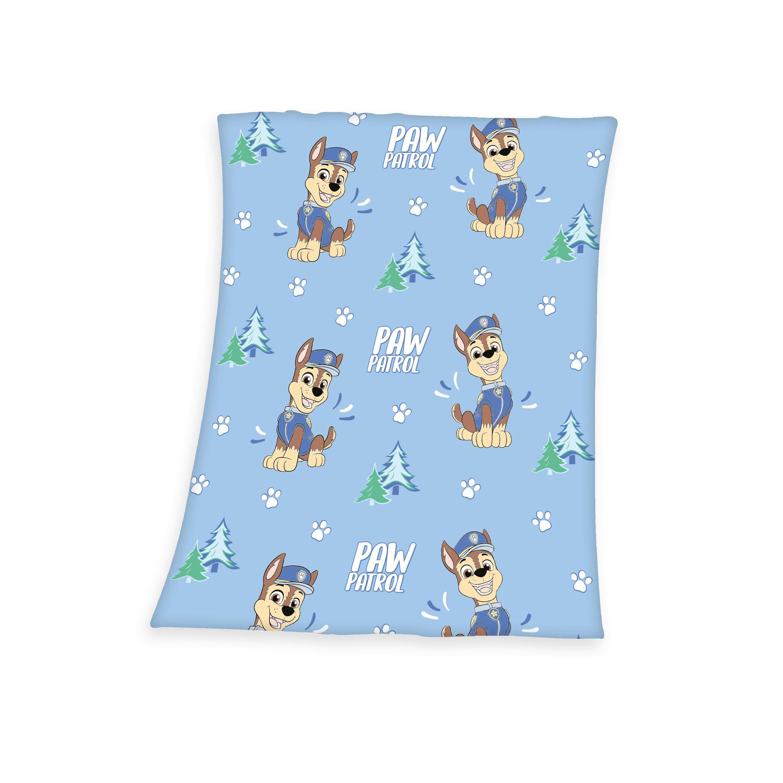 Herding fleecedeken Paw Patrol, 130 x 170 cm, licht op in het donker, glow in the dark, 100% polyester, fleece