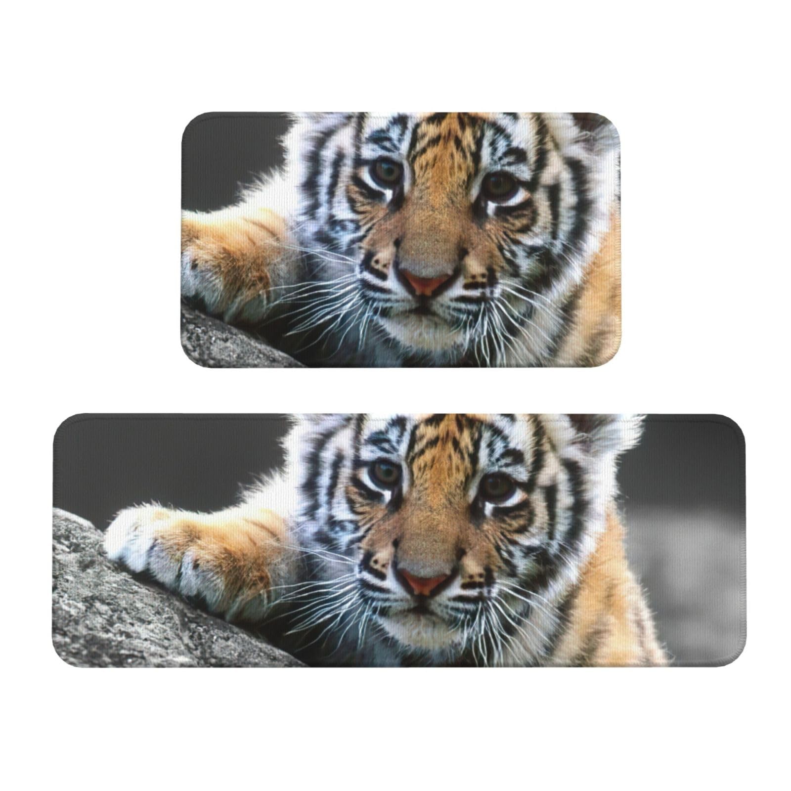 Tapis de cuisine imperméable et antidérapant lot de 2 EdWal