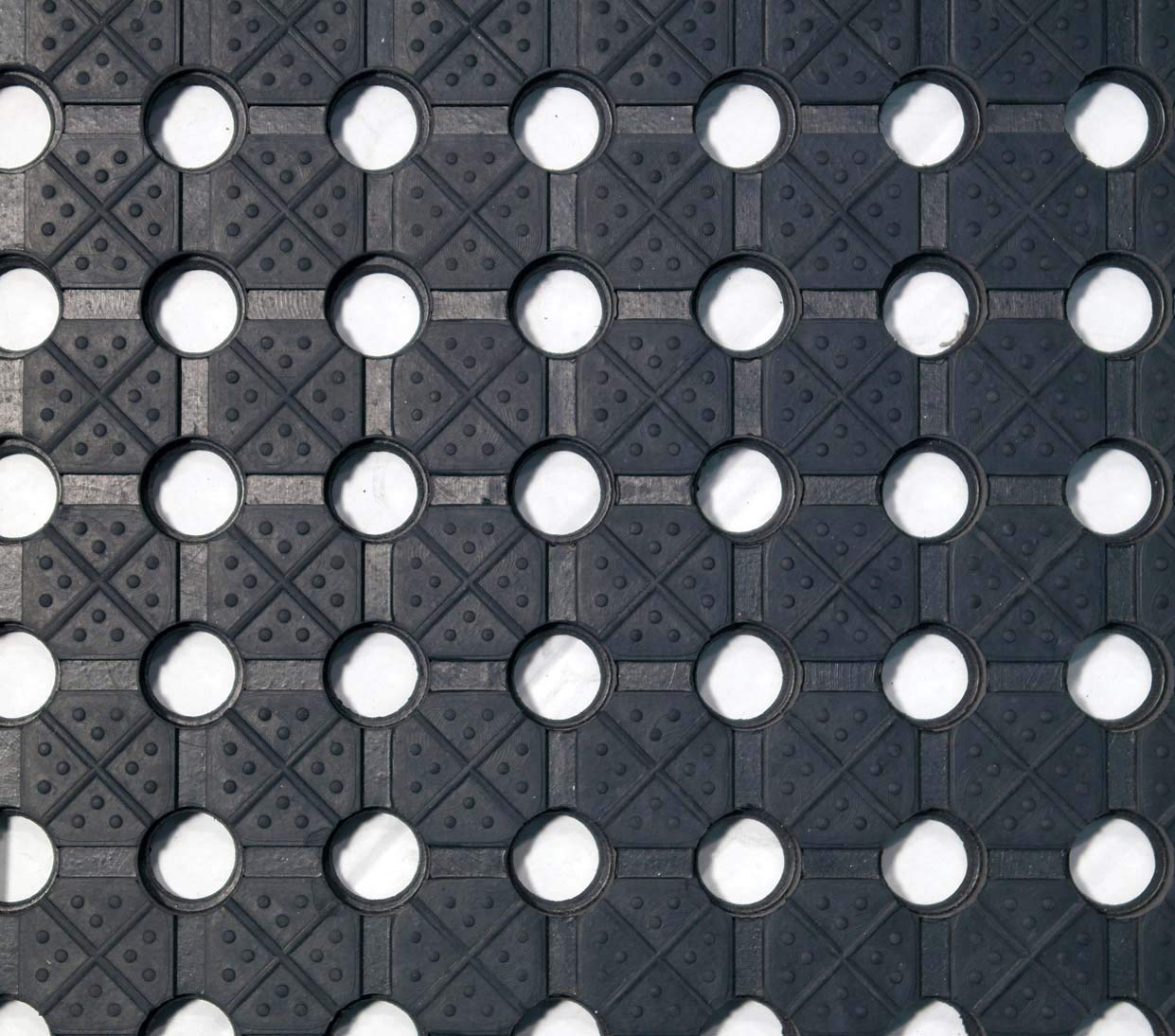 ID MAT CAILLEBOTIS CAOUTCHOUC Tapis, Matériel Synthétique, Noir, 90x150x1 cm