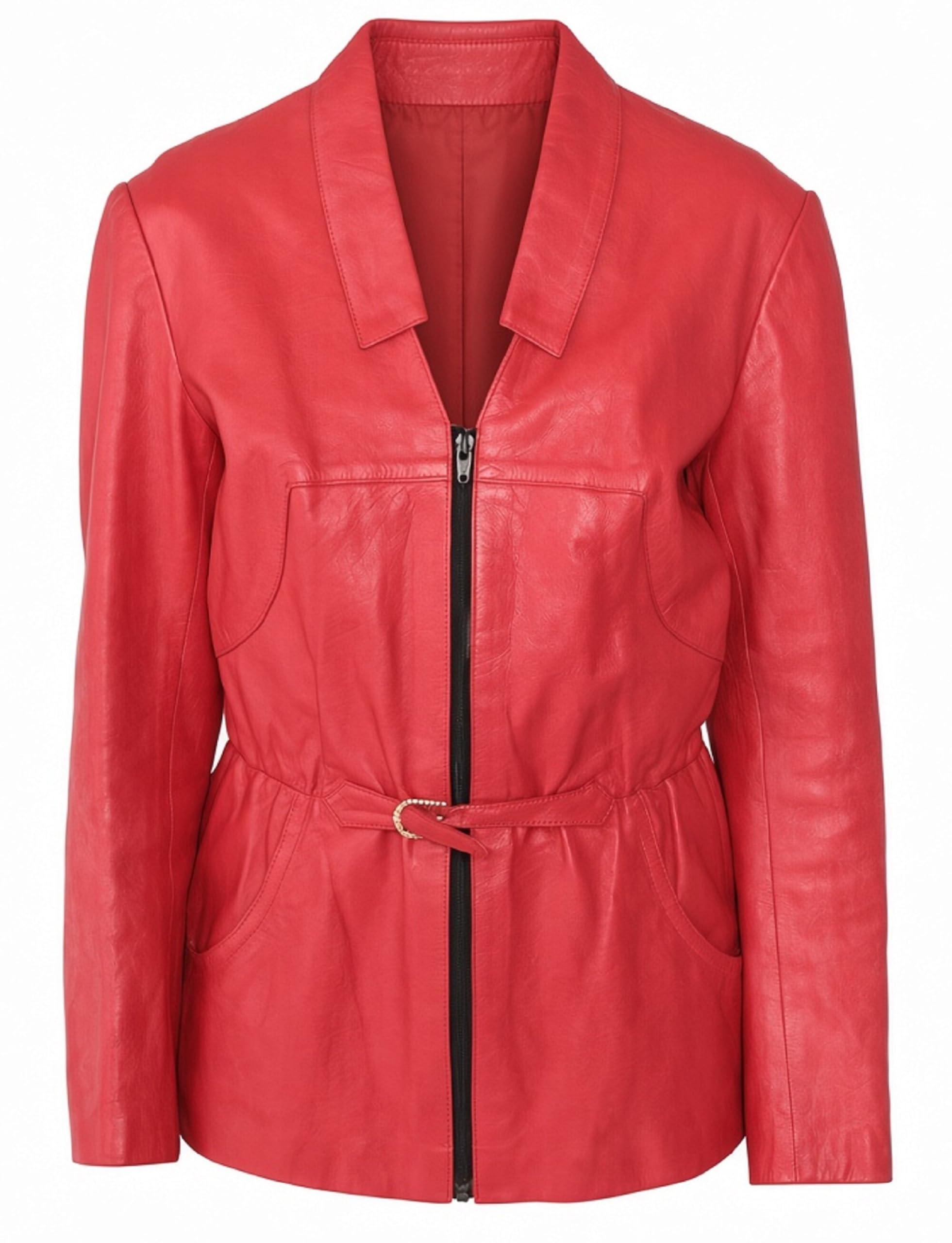 Damska skórzana kurtka z frędzlami z ćwiekami Biker Moto Coat - Streetwear Fashion Outerwear