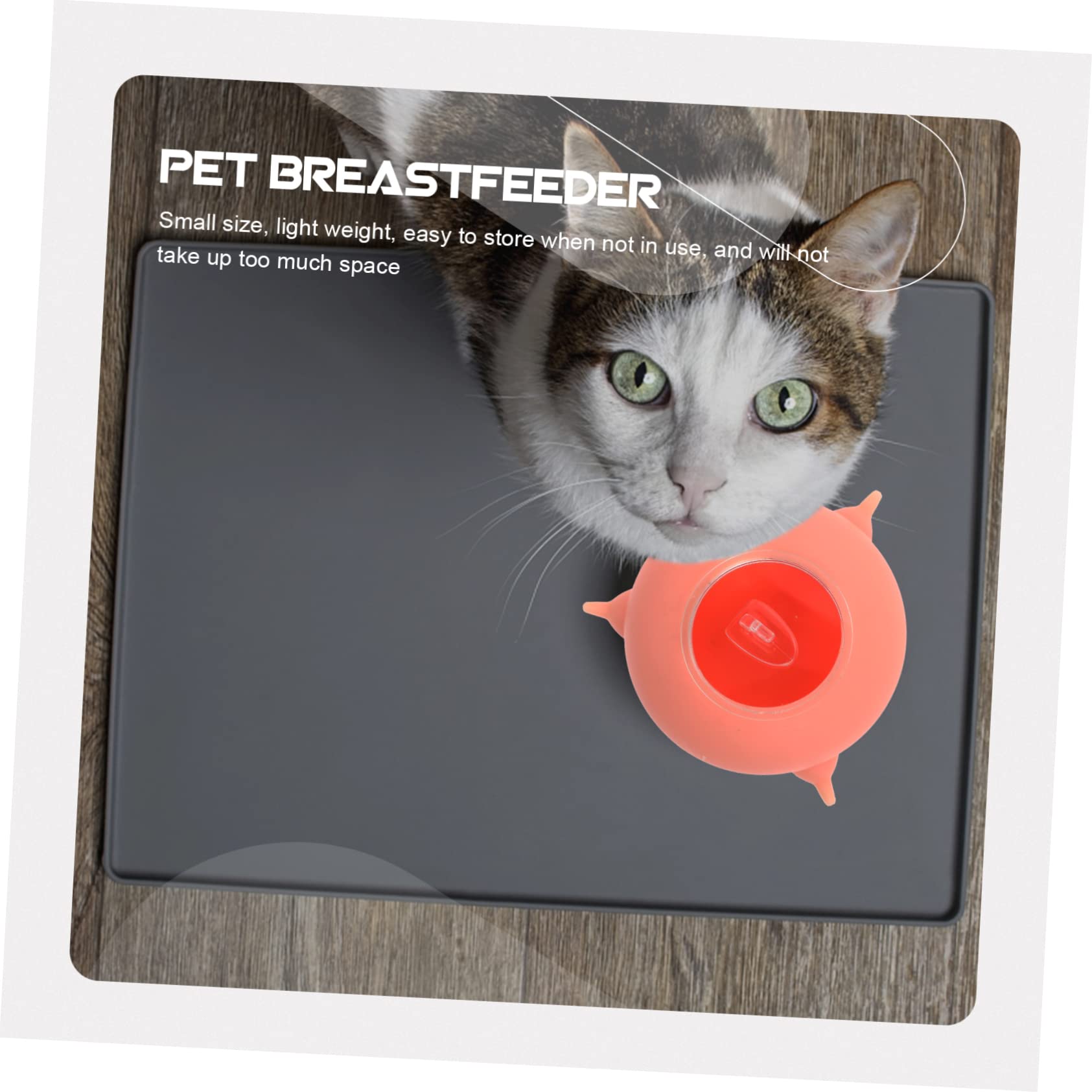 Toddmomy Alimentador De Leche Multiusos para Cachorros y Recién Nacidos Comedero Tetinas Recipiente De Herramienta De Alimentación para Mascotas Pequeñas Accesorio De Duradera