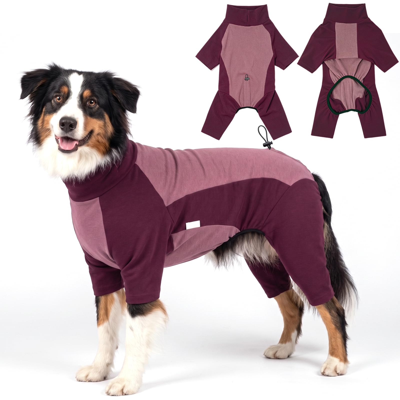 Dog Fleece Coat with Legs Winter Windproof