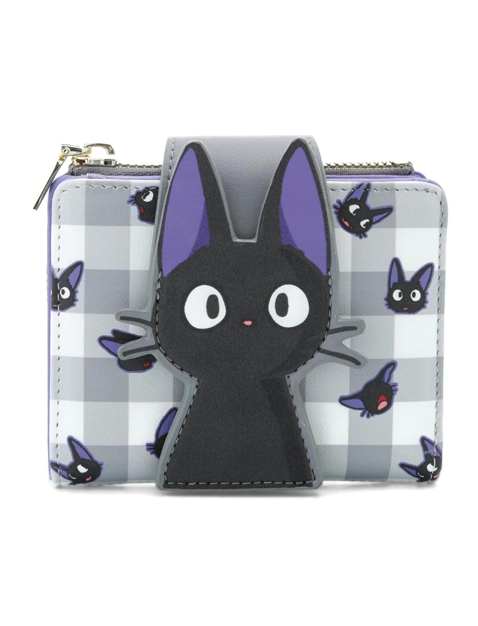 Studio Ghibli Kiki's Delivery Service Jiji Sakura Mini Flap Wallet LAVENDER NONE