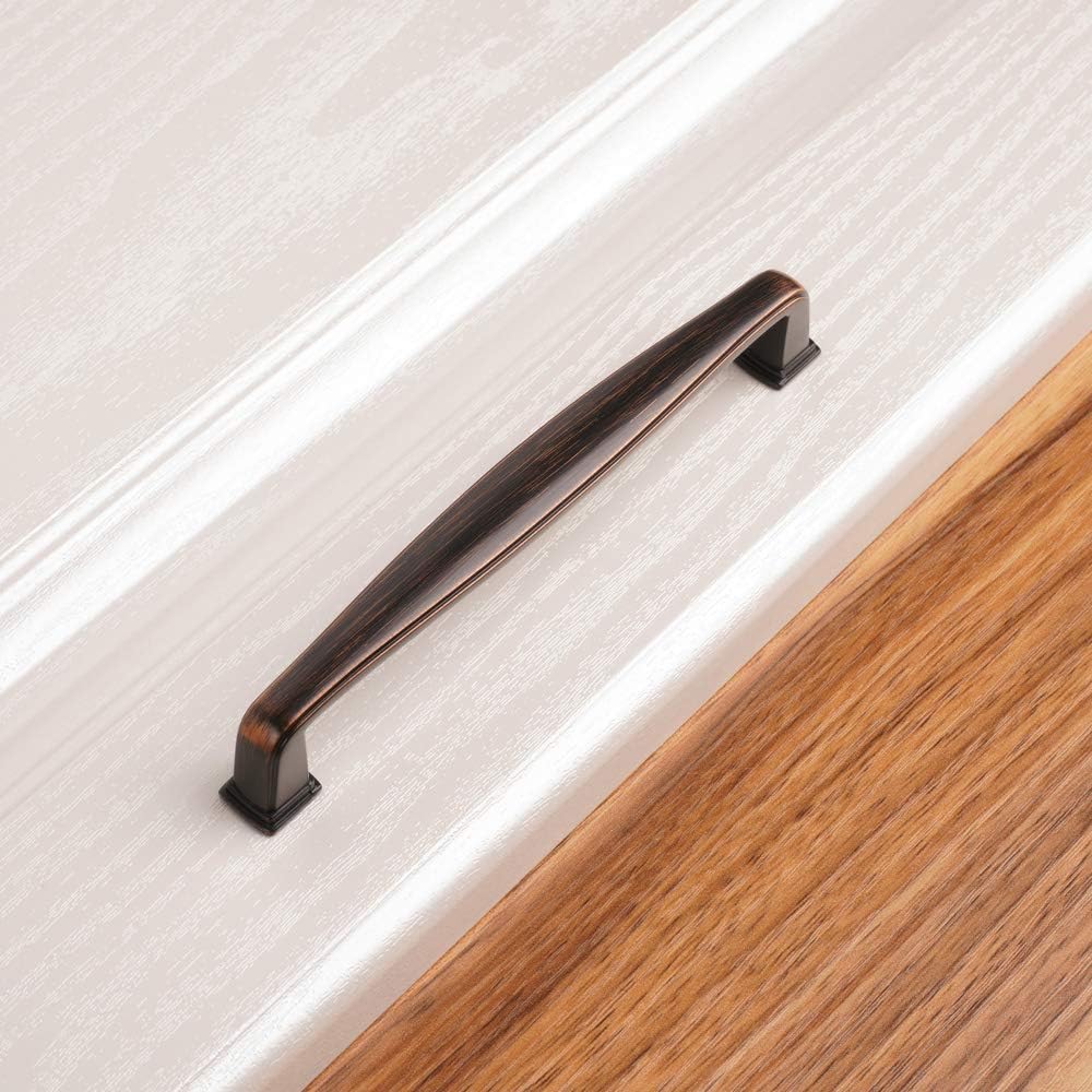 KOOFIZO 30 Pack 5 Inch Oil Rubbed Bronze Kitchen Cabinet Pulls Rubbed Bronze Cabinet Handles Bronze Cabinet Hardware for Kitchen Cabinets 1817 Drawer Dresser Cupboard Bedroom
