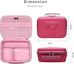 XANAD Camera Case for Canon EOS Rebel T7, R100, R50, R6 Mark III, R10, R7, R8, 5D Mark IV, T100, R50 V, Sony Alpha 7 IV, Nikon D7500 Cameras, Travel Carrying Bag with Shoulder Strap, Pink