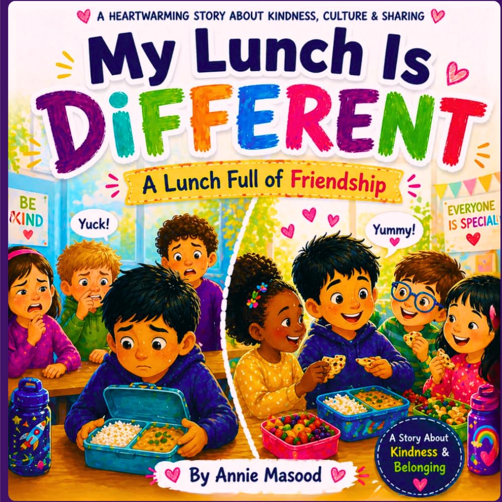 My Lunch Is Different: How Arhams make news friends in a new school | A Kids Story About Bullying, Inclusion, Finding New Friends, And Learning Kindness Through Cultural Differences, Ages 5-10