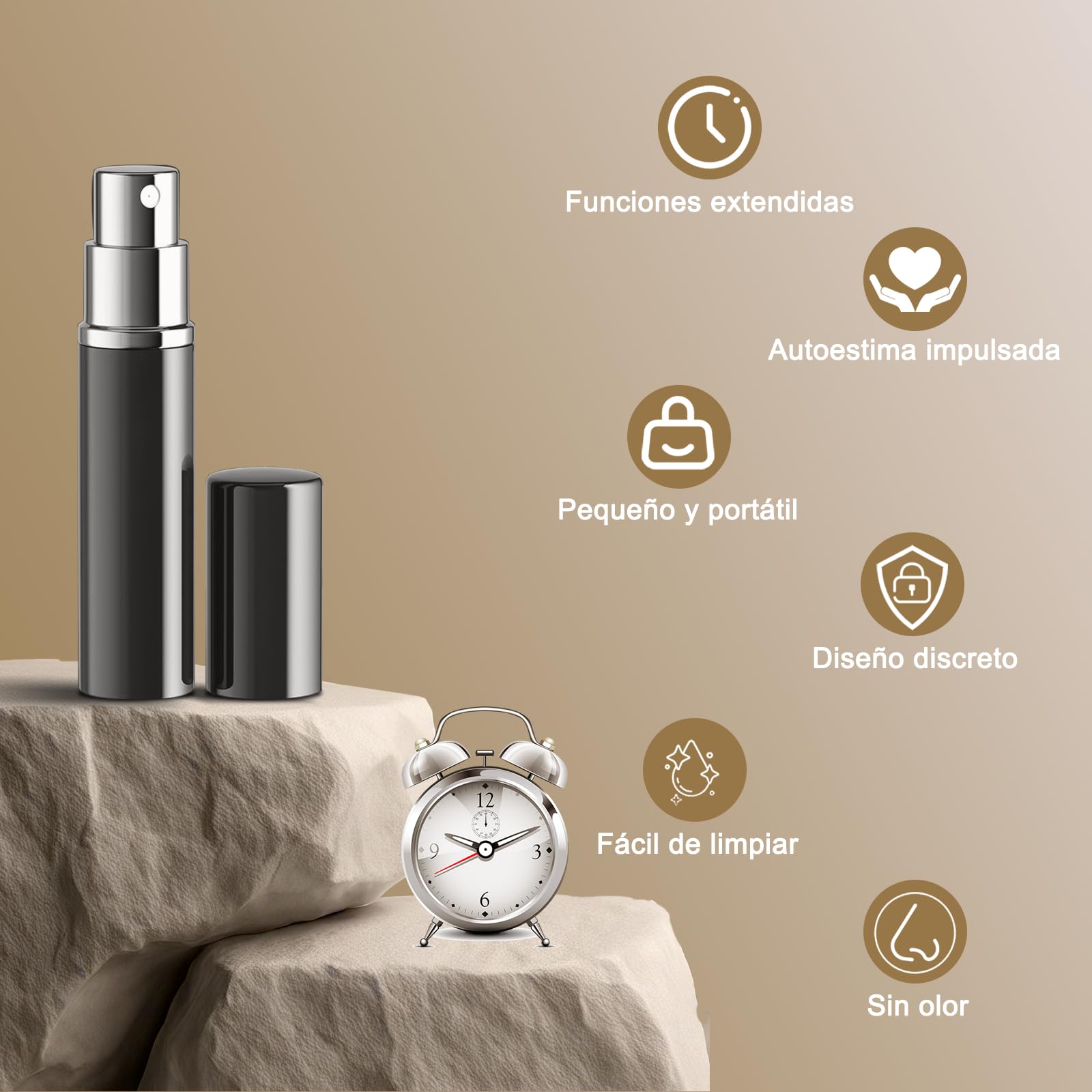 Spray Retardante Eyaculación - Prolonga el Placer y Dura Más en la Cama con Fórmula Desensibilizante de Acción Rápida, Envase Discreto y Portátil 5ml