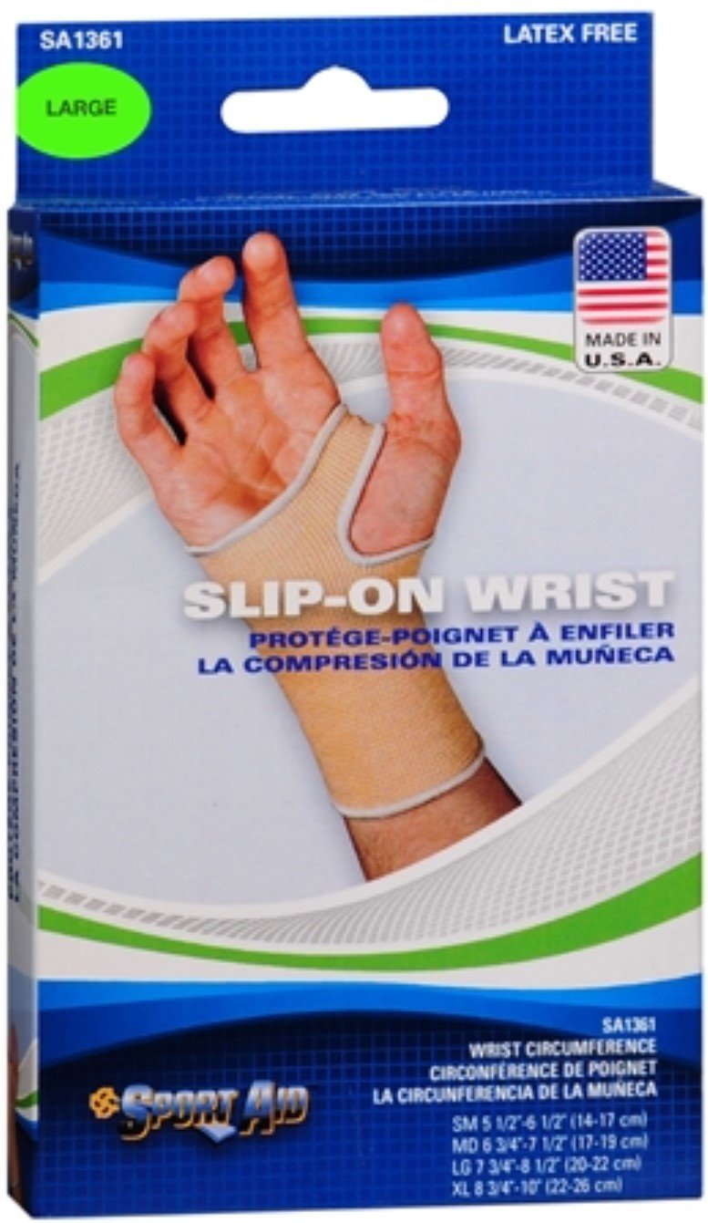 Amazon 海外直送品Sport Aid Sport Aid SlipOn Wrist Support Large, Large each (Pack of 2) サプリメント・ビタミン