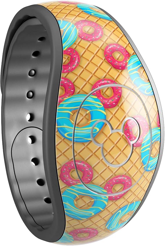 Design Skinz Animal Space Marble Agate Glitter Sticker Decal Scratch Resistant Skin Cover Compatible with Disney MagicBand+ (MagicBand Not Included)