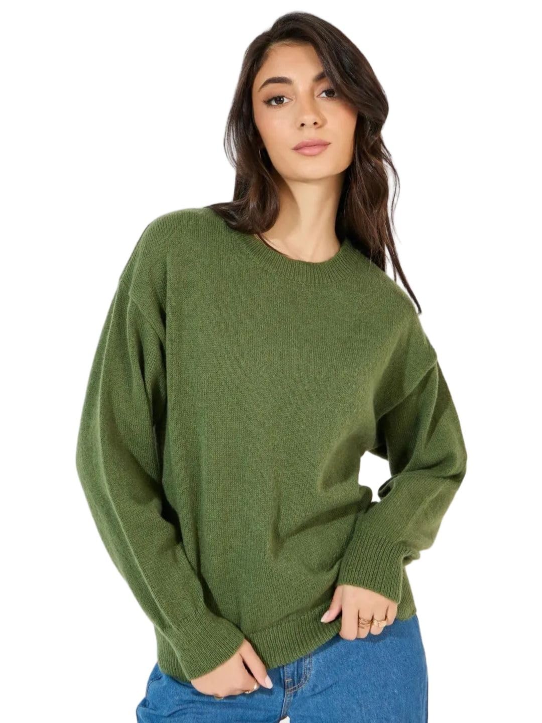 styli Women's Acrylic Modern Pullover-picture-40