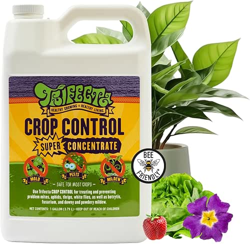 Trifecta Crop Control Super Concentrate All-in-One Natural Pesticide, Fungicide, Miticide,