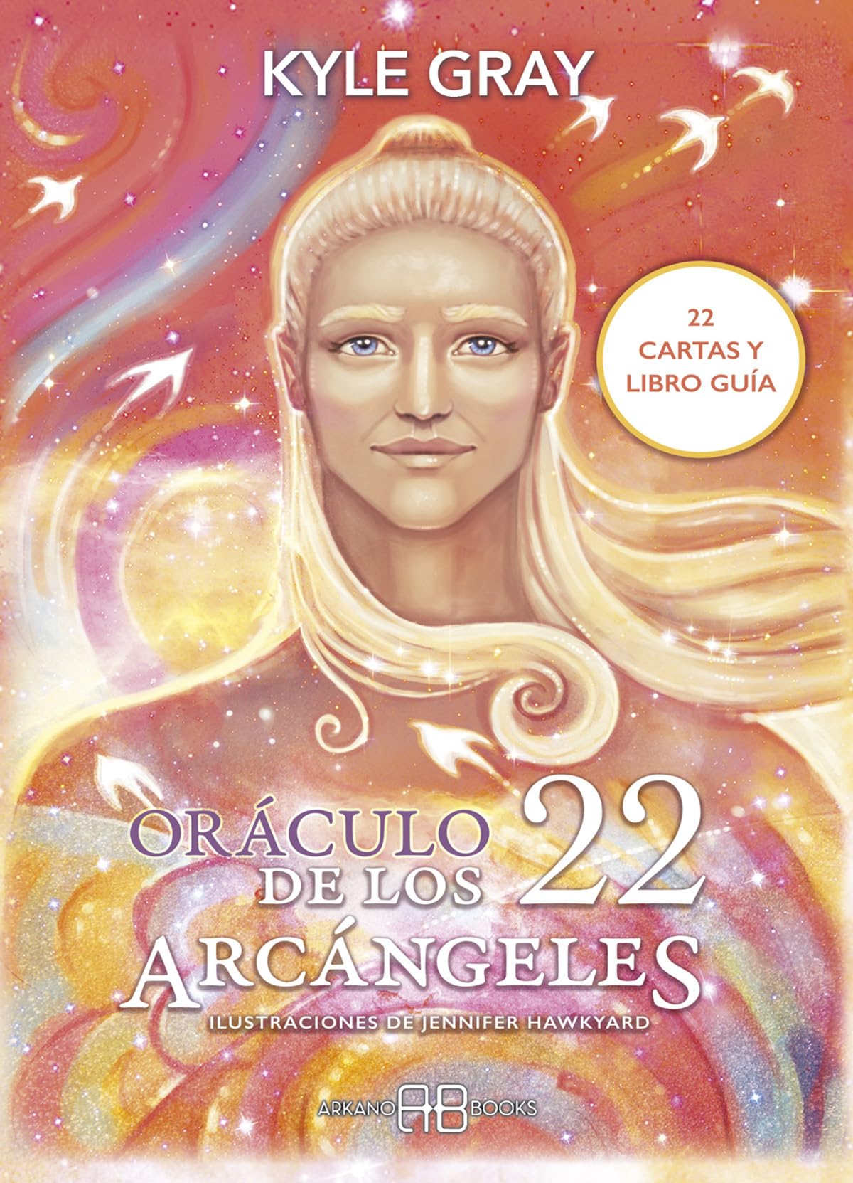 Imagen de catálogo asociada a Oráculo de los 22 arcángeles: 22 cartas y libro guía. (ADIVINACION-TAROT-JUEGOS)