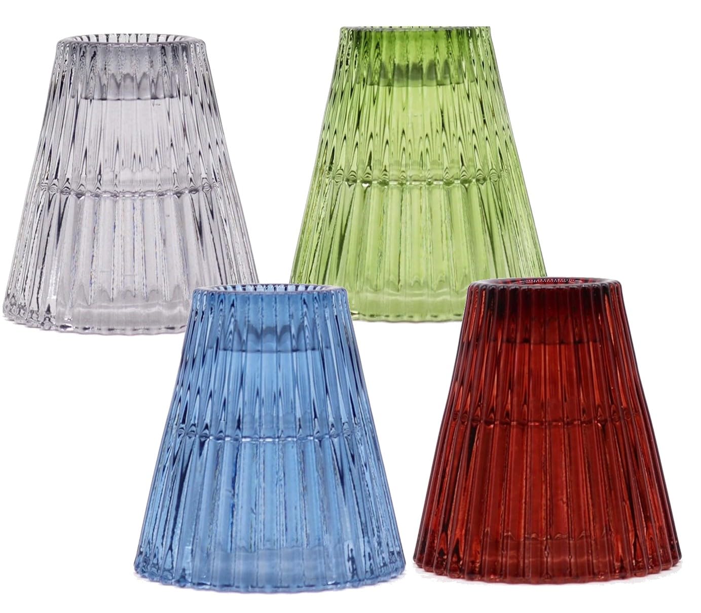 Serenityy Flip Dinner Candle And Tealight Holder In Royal BlueGlassBrushed Gloss FinishPack Of 1 from B&Q