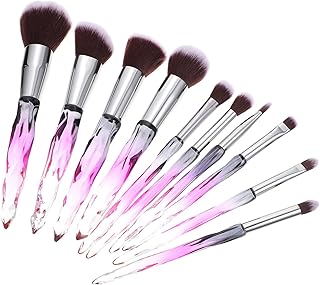 Juego de 10 brochas de maquillaje con mango d...